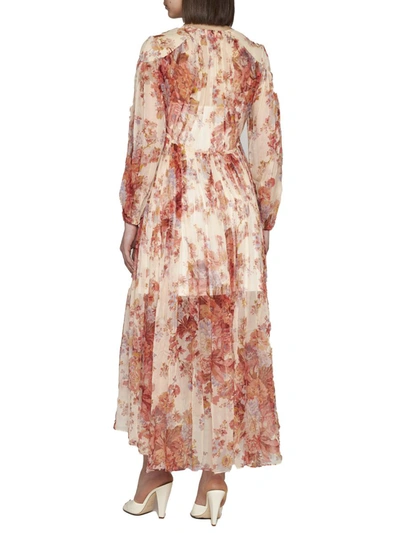 Shop Zimmermann Dresses In Cream Floral