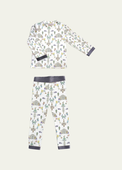 Shop Atelier Choux Kid's Custom 2-piece Pajama Set In Multi