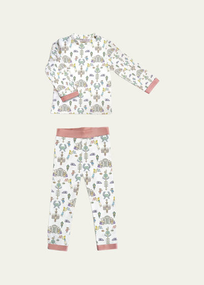 Shop Atelier Choux Kid's Custom Two-piece Pajama Set In Multi