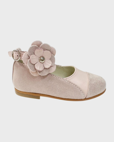 Shop Petite Maison Girl's Faina Mary Jane Flats In Pink