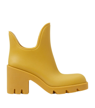 Shop Burberry Marsh Ankle Boots 65 In Yellow