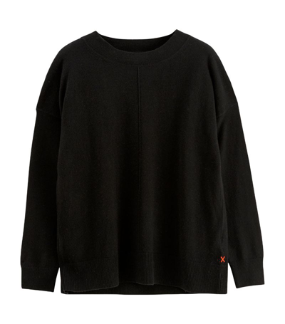Shop Chinti & Parker Fine-knit Sweater In Black