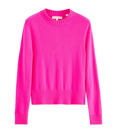Shop Chinti & Parker Fine-knit Sweater In Pink