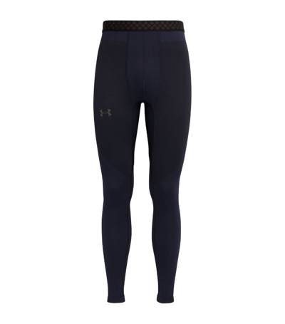 Shop Under Armour Seamless Rush Leggings In Navy