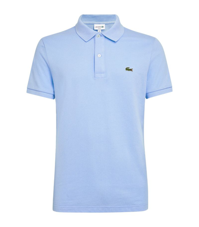 Shop Lacoste Cotton Classic Polo Shirt In Blue
