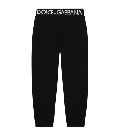 Shop Dolce & Gabbana Kids Logo Leggings (2-6 Years) In Multi