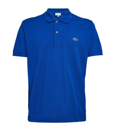 Shop Lacoste Cotton Classic Polo Shirt In Blue