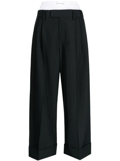Shop Alexander Wang Classic Trousers In Black