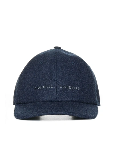 Shop Brunello Cucinelli Hats In Buio