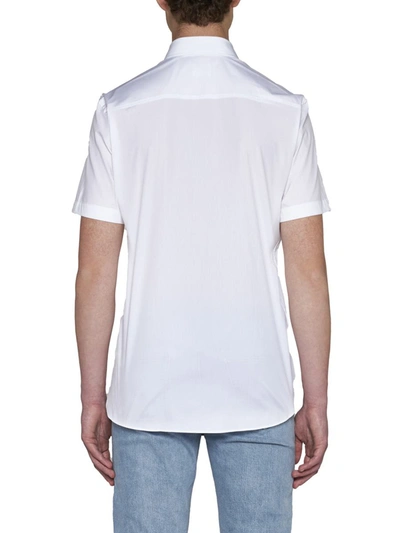 Shop Burberry Shirts In White