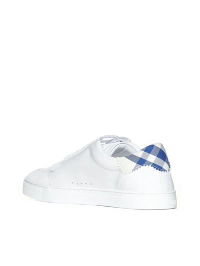 Shop Burberry Sneakers In Op White