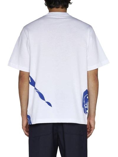 Shop Burberry T-shirts And Polos In Knight Ip Pattern