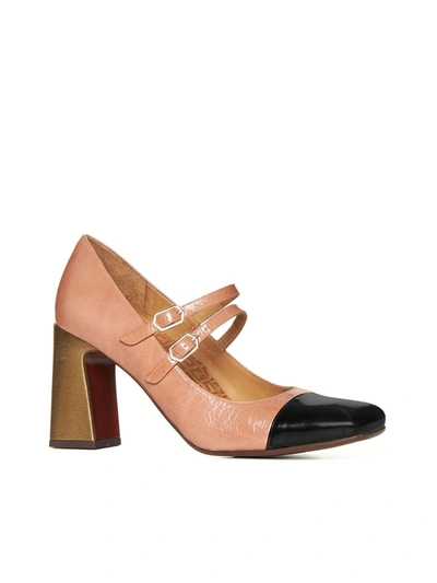 Shop Chie Mihara With Heel In Negro Peach Bronce