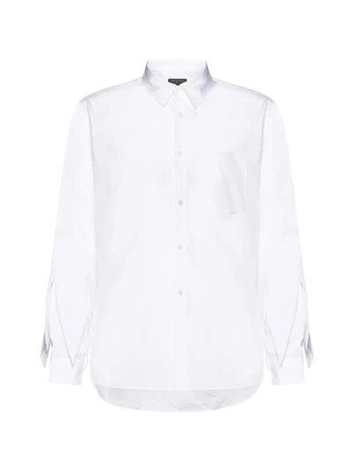 Shop Comme Des Garçons Homme Deux Comme Des Garcons Homme Plus Shirts In White