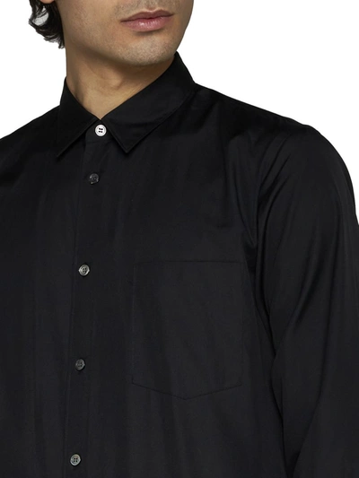 Shop Comme Des Garçons Homme Deux Comme Des Garcons Homme Plus Shirts In Black