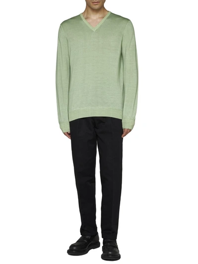 Shop D 4.0 Sweaters In Pistacchio
