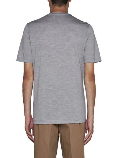 Shop D 4.0 T-shirts And Polos In Light Grey