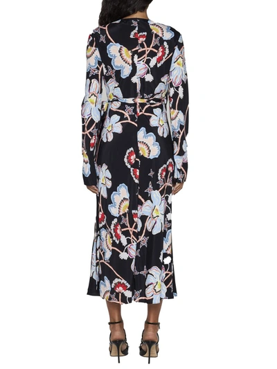 Shop Diane Von Furstenberg Dresses In Tiger Lily Gt Black