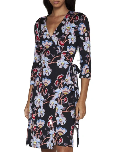 Shop Diane Von Furstenberg Dresses In Tiger Lily Sm Black