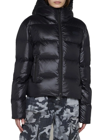 Dsquared2 Down Jacket In Black