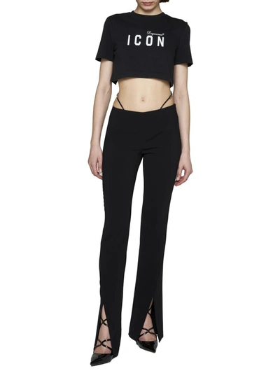 Dsquared2 Icon Pants In Black