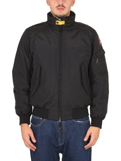 Shop Parajumpers Fire Core Zipped Jacket In Black