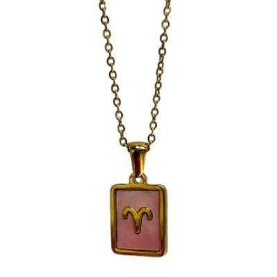Shop Cissy Wears Aries Zodiac Necklace