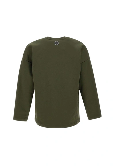 Shop Colmar "balance" Cotton Sweatshirt In Green