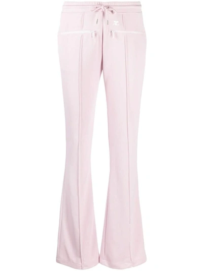 Shop Courrèges Light Trousers In Pink
