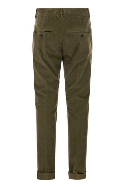 Dondup Men's Gaubert - Slim Milleraies Trousers In Green