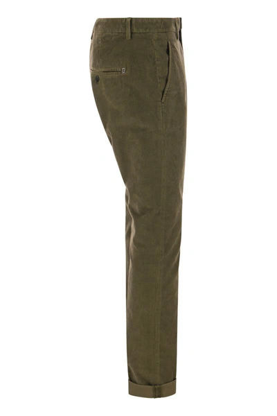 Dondup Men's Gaubert - Slim Milleraies Trousers In Green