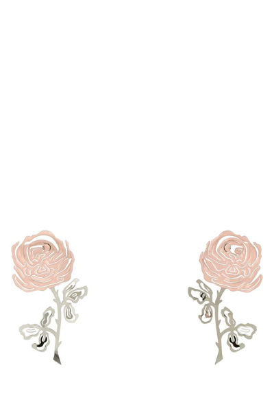 Shop Y/project Flower Charm Earrings In Pink