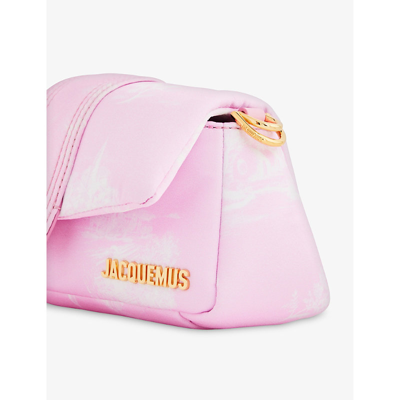Shop Jacquemus Women's Print Toile De Jouy Pink Le Petit Bambimou Puffy Satin Shoulder Bag