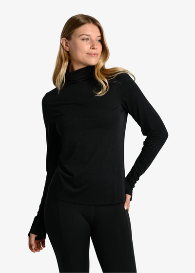 Lole Performance Wool Moisture wicking Turtleneck In Black ModeSens