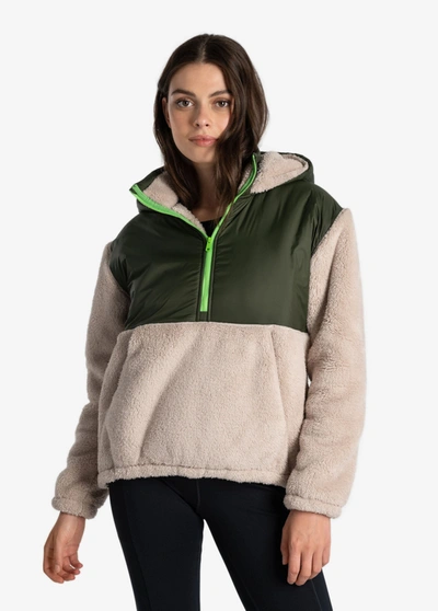 Shop Lole Yana Oversized Pullover Hoodie In Abalone