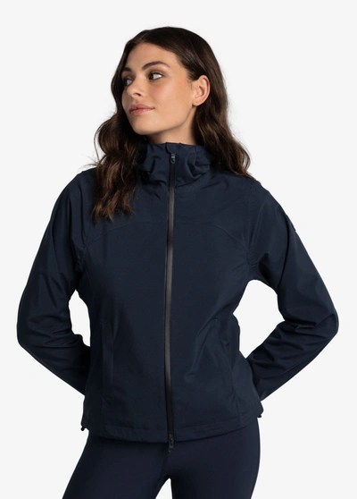 Shop Lole Element Rain Jacket In Outer Space