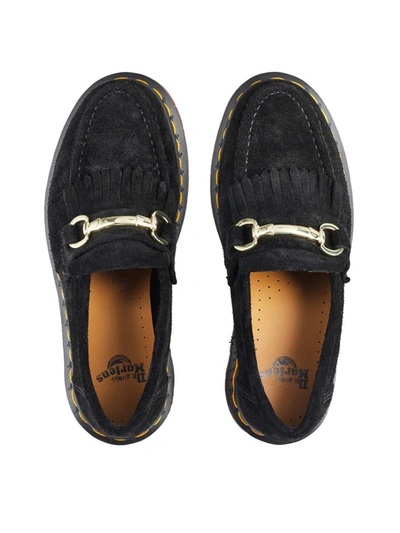 Dr. Martens Desert Oasis Suede Snaffle Loafers In Black