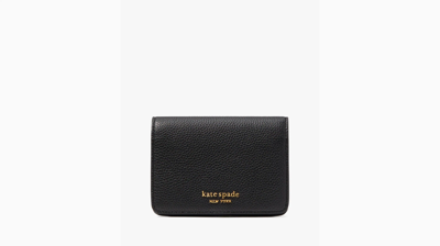 Shop Kate Spade Ava Bifold Card Case In Black