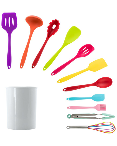 Shop Megachef Set Of 12 Silicone Cooking Tools