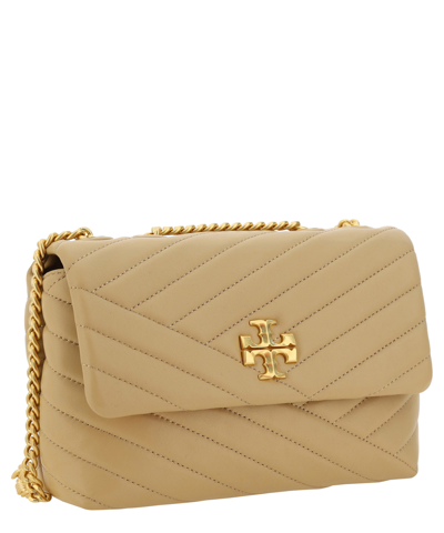 Tory Burch Kira Small Shoulder Bag In Beige