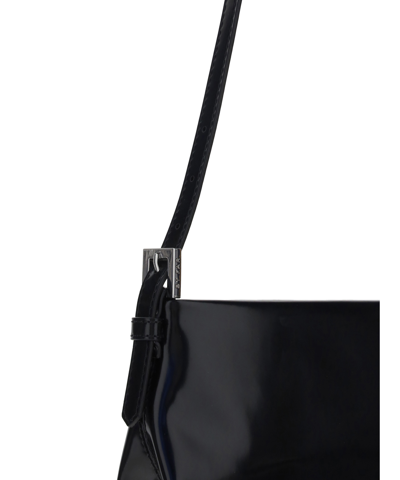 Shop By Far Dulce Shoulder Bag In Black