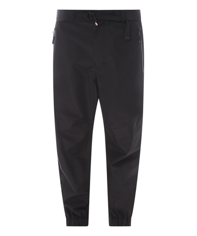 Shop Moncler Trousers In Black