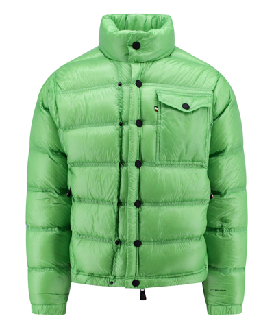 Shop Moncler Raffort Down Jacket In Green