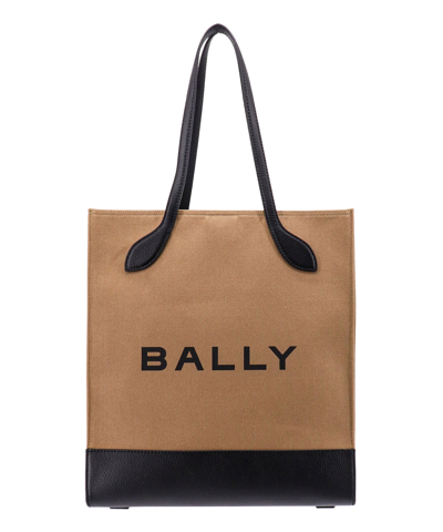 Shop Bally Tote Bag In Brown