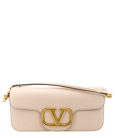 Shop Valentino Locò Shoulder Bag In White
