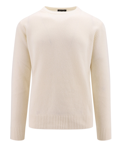 Shop Roberto Cavalli Sweater In White