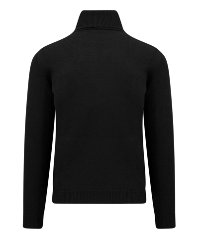 Shop Roberto Cavalli Roll-neck Sweater In Black