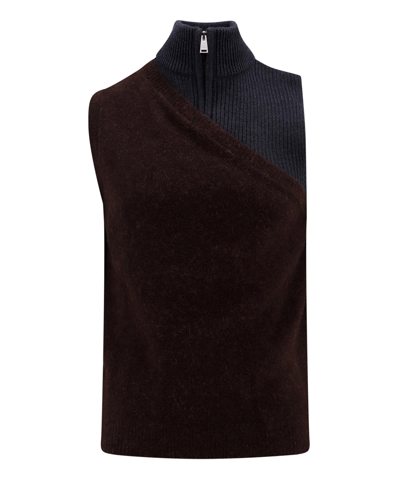 Shop Fendi Waistcoat In Multicolor