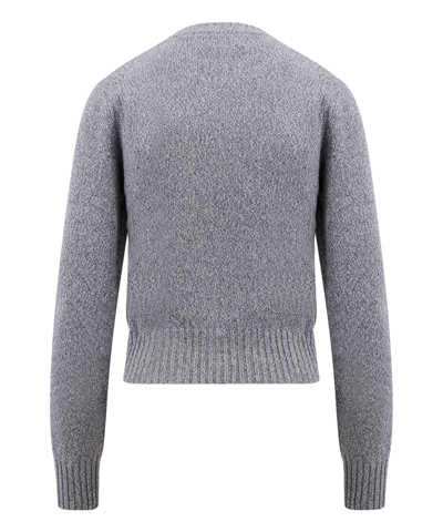 Shop Ami Alexandre Mattiussi Sweater In Grey