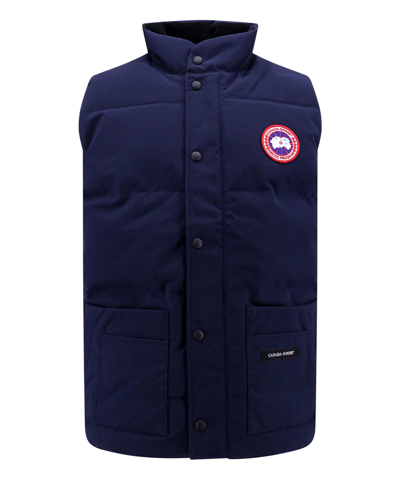 Shop Canada Goose Vest In Blue